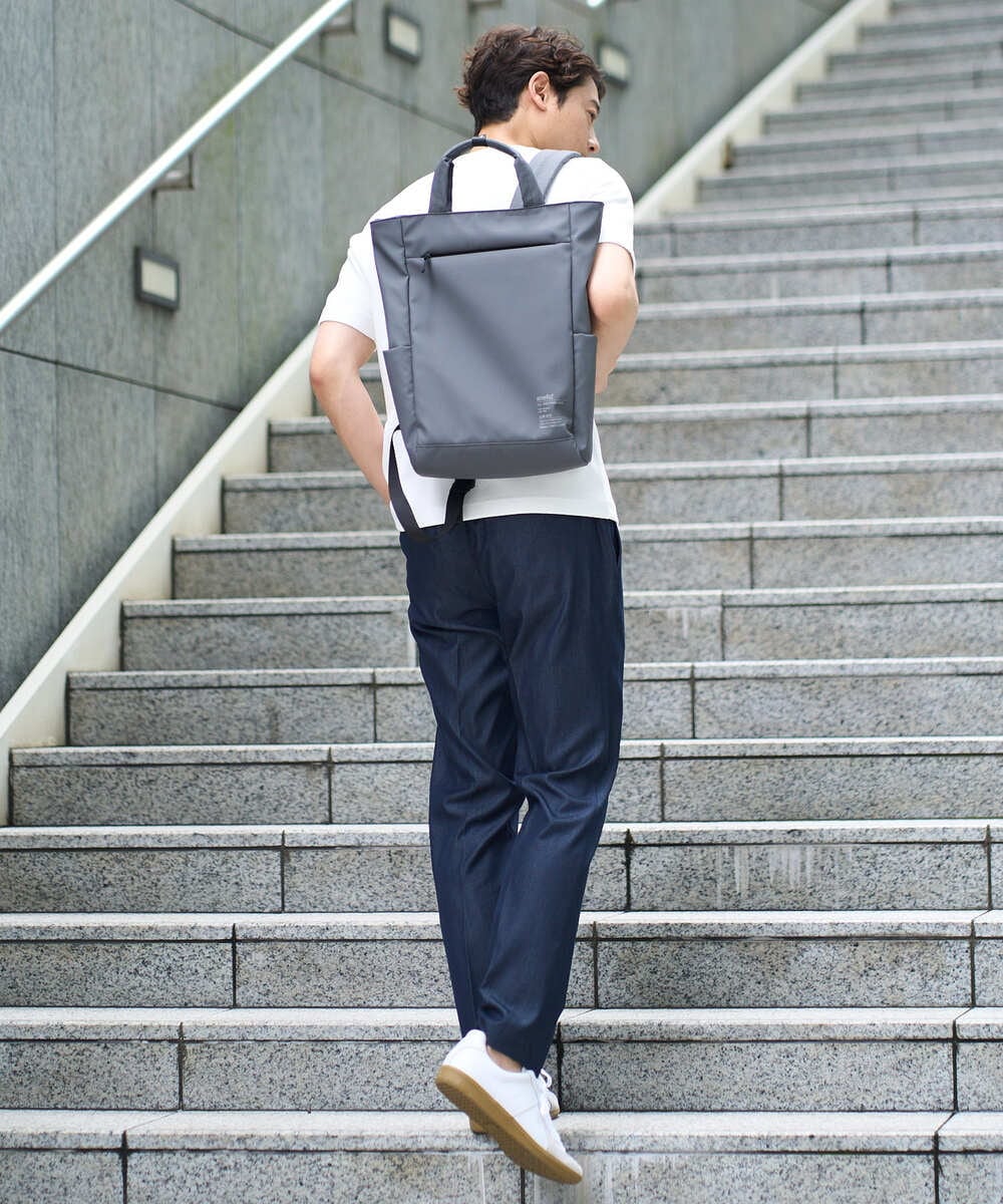 KT5GA27064 a.v.v MEN(アー・ヴェ・ヴェ) NIMBUS ２WAYトートバッグ グレー