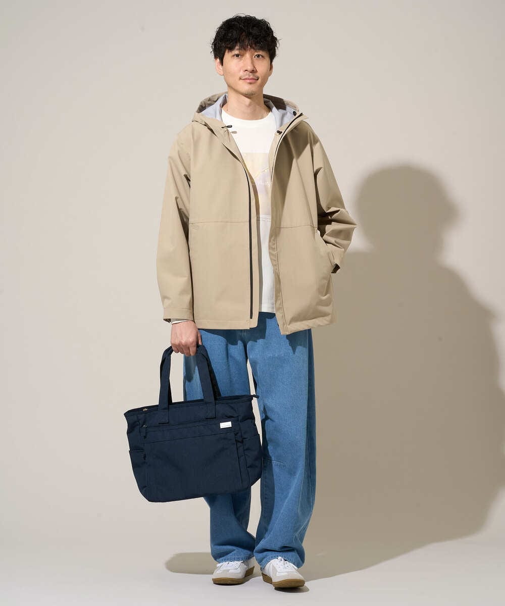 KT5GD04054 a.v.v MEN(アー・ヴェ・ヴェ) 人気NO.1バッグ【軽量・撥水】マルチ2WAYトートバッグ ネイビー