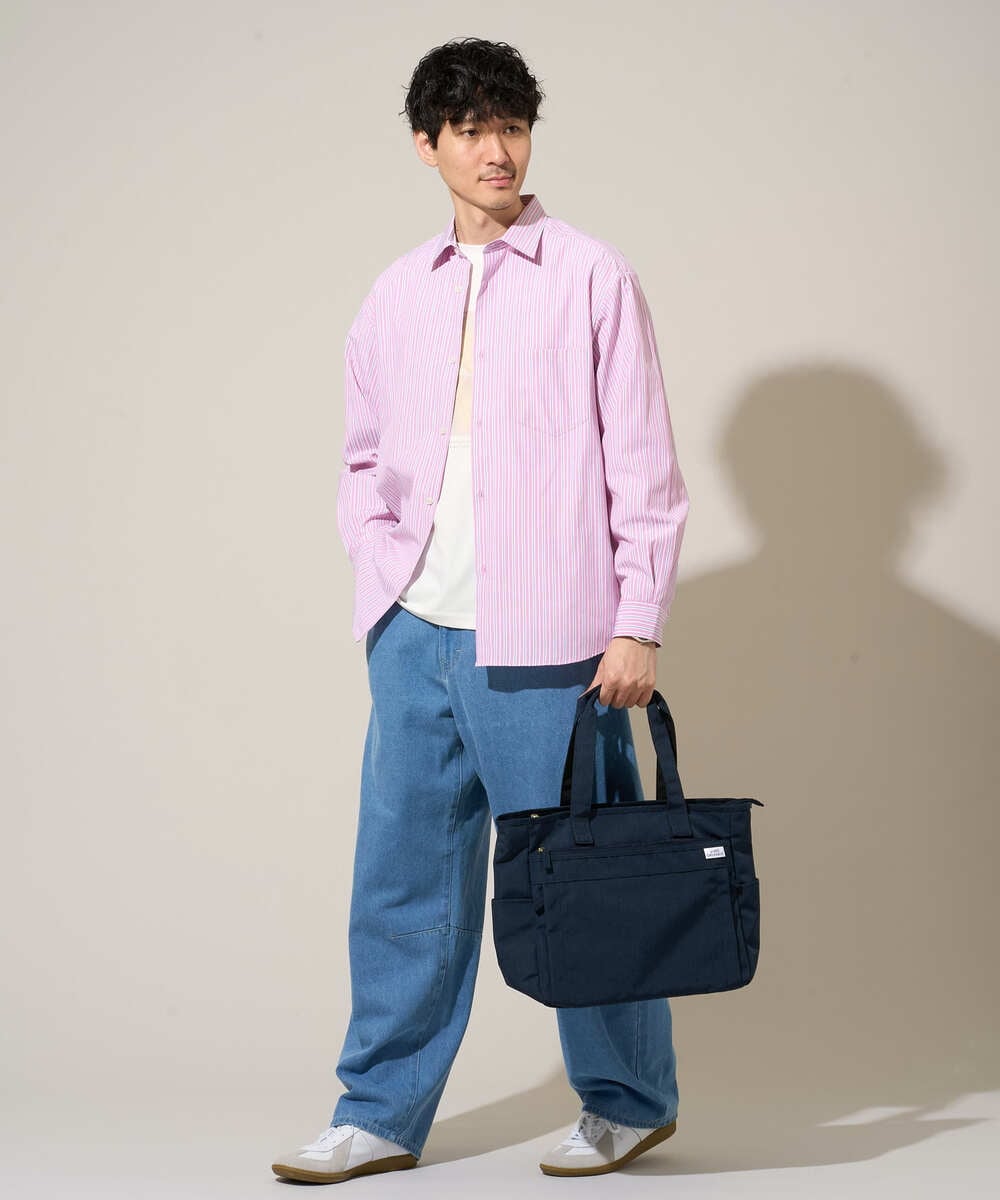 KT5GD04054 a.v.v MEN(アー・ヴェ・ヴェ) 人気NO.1バッグ【軽量・撥水】マルチ2WAYトートバッグ ネイビー