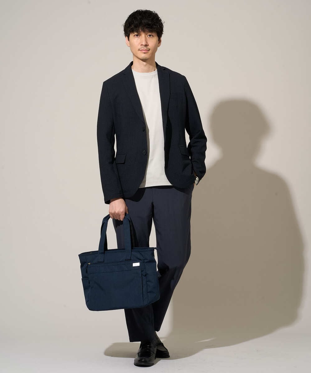 KT5GD04054 a.v.v MEN(アー・ヴェ・ヴェ) 人気NO.1バッグ【軽量・撥水】マルチ2WAYトートバッグ ネイビー