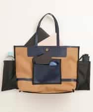 KT5GP70034 a.v.v MEN(アー・ヴェ・ヴェ) ファンクショントートBAG ベージュ