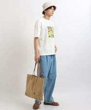 KT5GS70034 a.v.v MEN(アー・ヴェ・ヴェ) トートバッグ【ドコデモBAGシリーズ】 ベージュ