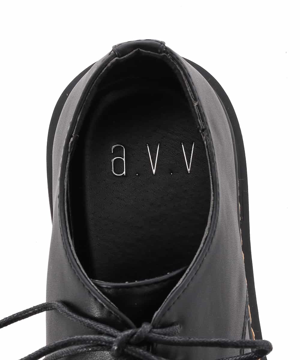 KT6GD67069 a.v.v MEN(アー・ヴェ・ヴェ) プレーントゥシューズ ブラック