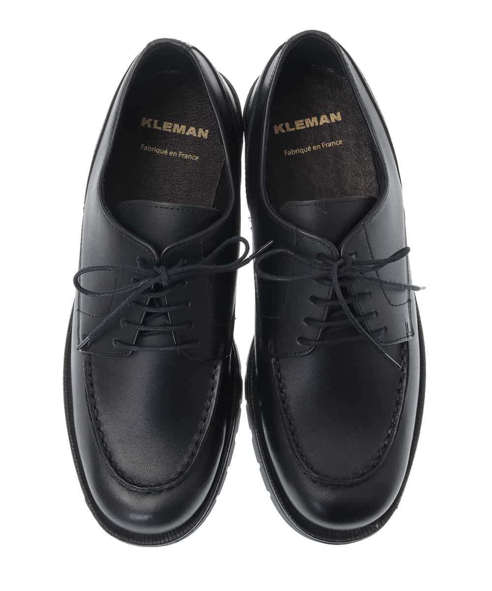 KT6GJ64195 a.v.v MEN(アー・ヴェ・ヴェ) KLEMAN FRODA Uチップレザーシューズ ブラック