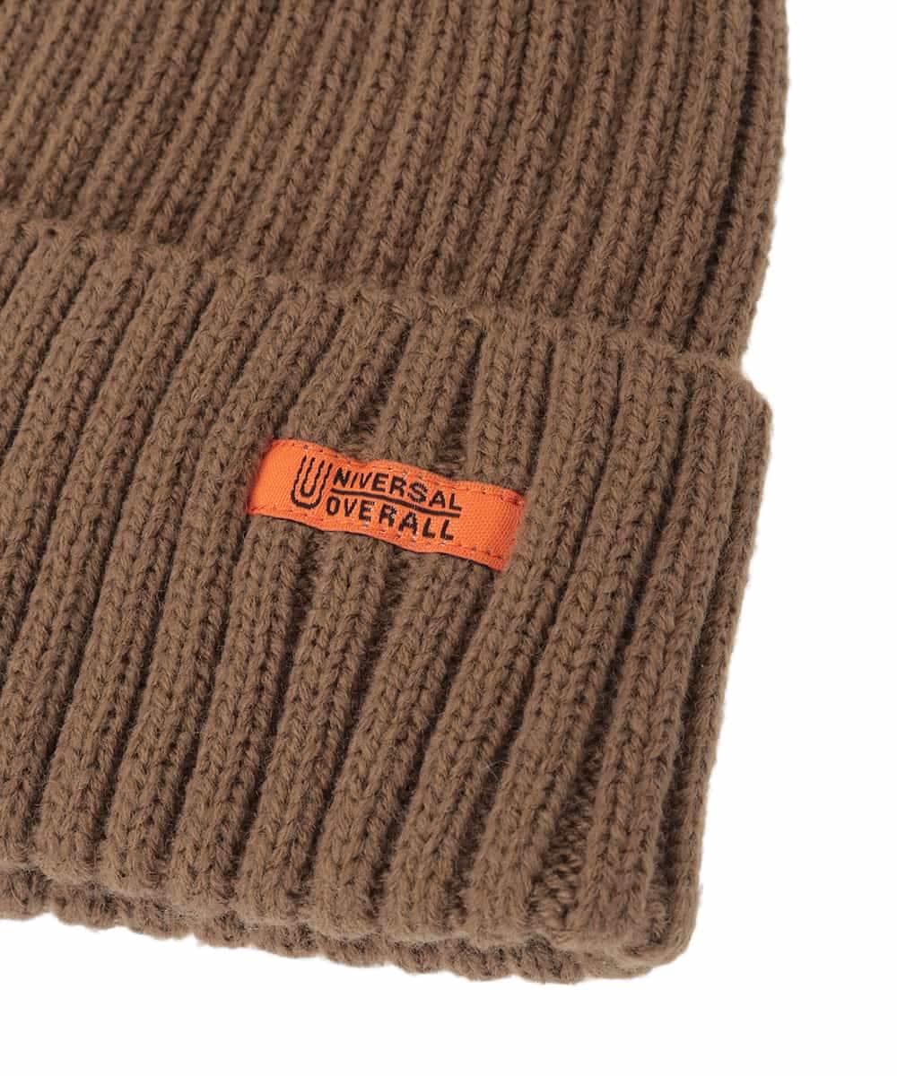 KT7AD59023 a.v.v MEN(アー・ヴェ・ヴェ) リブニットキャップ / UNIVERSAL OVERALL ブラウン