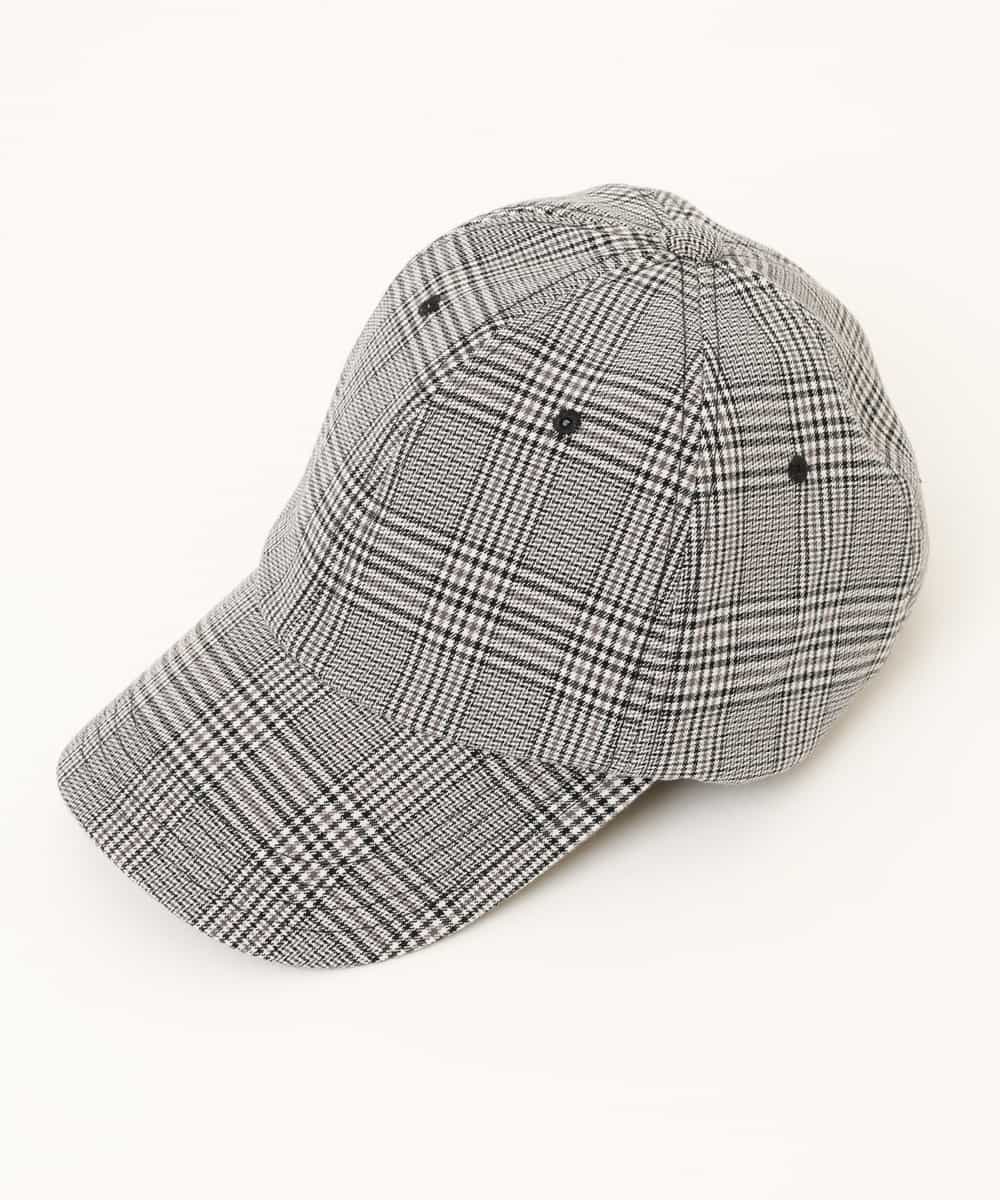 KT7AP36029 a.v.v MEN(アー・ヴェ・ヴェ) CHECK BB CAP		 ライトグレー