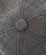 KT7AP36029 a.v.v MEN(アー・ヴェ・ヴェ) CHECK BB CAP		 ダークグレー