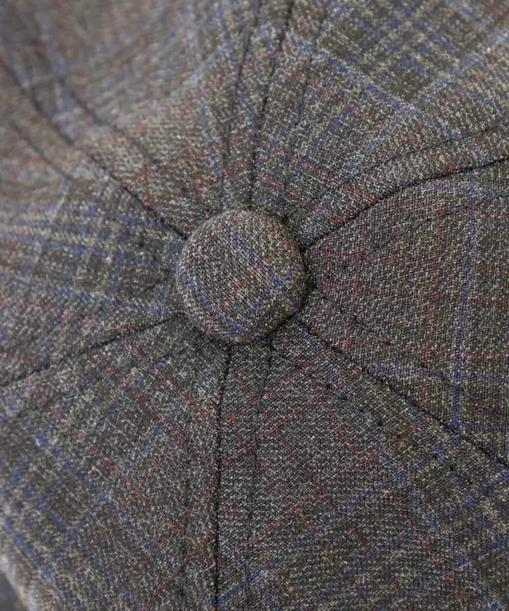 KT7AP36029 a.v.v MEN(アー・ヴェ・ヴェ) CHECK BB CAP		 ダークグレー