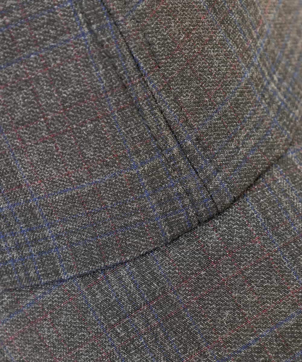 KT7AP36029 a.v.v MEN(アー・ヴェ・ヴェ) CHECK BB CAP		 ダークグレー