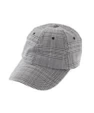 KT7AP36029 a.v.v MEN(アー・ヴェ・ヴェ) CHECK BB CAP		 ライトグレー