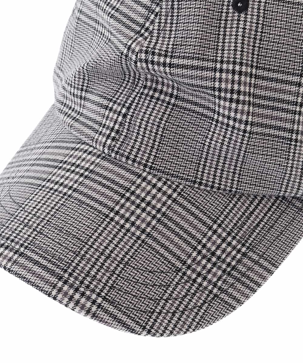 KT7AP36029 a.v.v MEN(アー・ヴェ・ヴェ) CHECK BB CAP		 ライトグレー