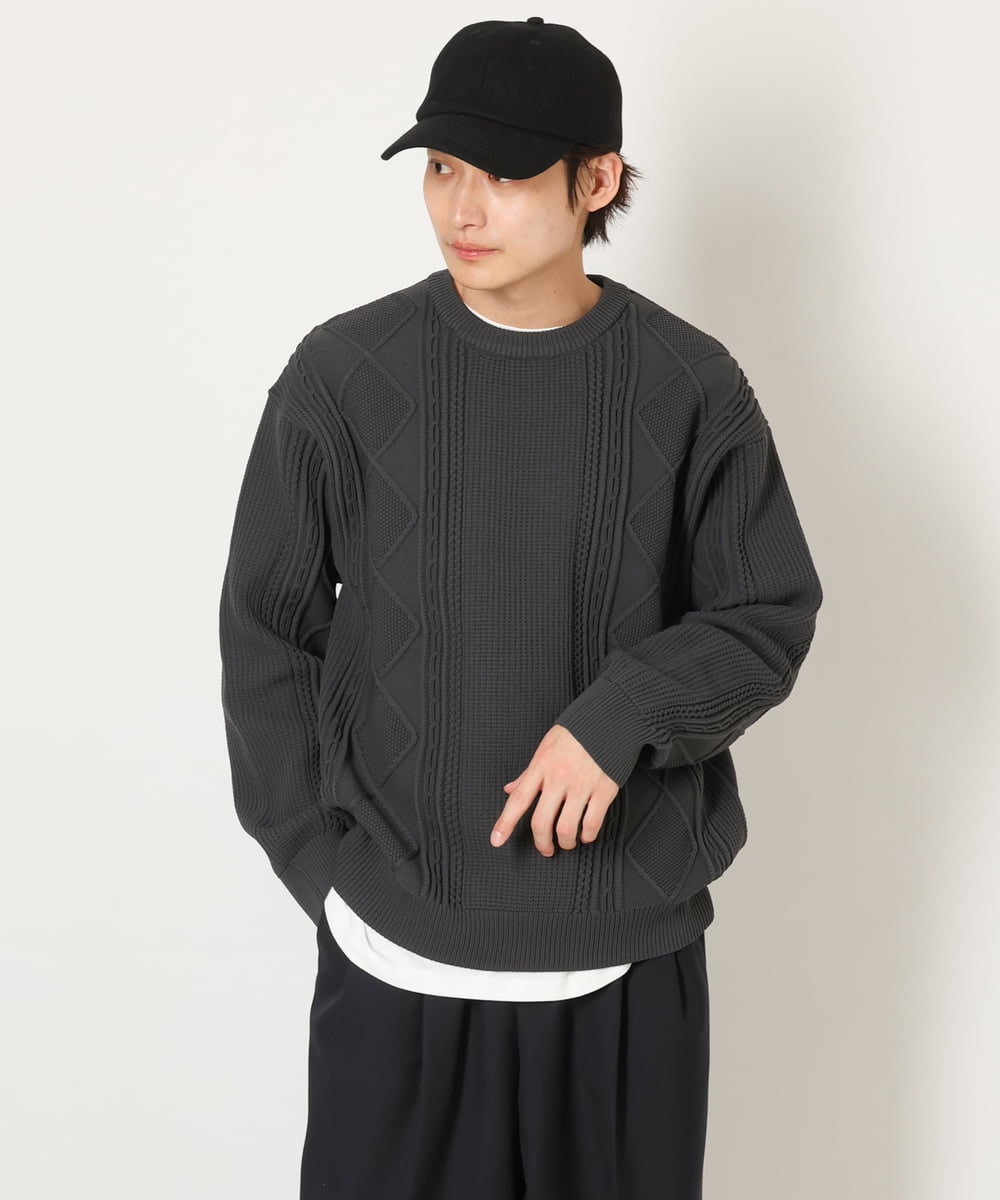 KT7AV88029 a.v.v MEN(アー・ヴェ・ヴェ) 【NEW HATTAN】フラノキャップ ブラック