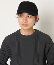 KT7AV88029 a.v.v MEN(アー・ヴェ・ヴェ) 【NEW HATTAN】フラノキャップ ブラック