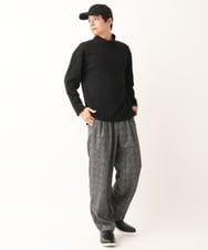 KT7AV88029 a.v.v MEN(アー・ヴェ・ヴェ) 【NEW HATTAN】フラノキャップ ブラック