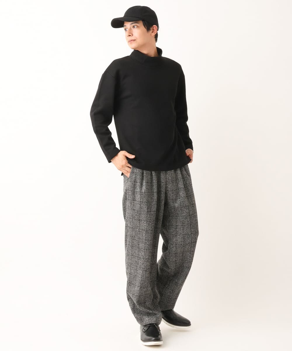 KT7AV88029 a.v.v MEN(アー・ヴェ・ヴェ) 【NEW HATTAN】フラノキャップ ブラック