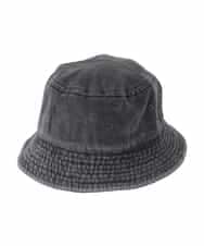 KT7GA39034 a.v.v MEN(アー・ヴェ・ヴェ) 【NEW HATTAN】 デニムバケットハット ブラック