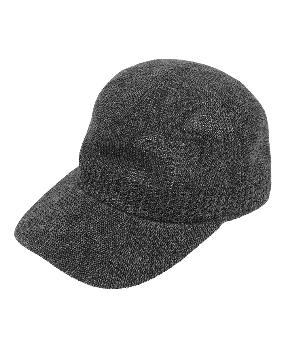 KT7GD18040 a.v.v MEN(アー・ヴェ・ヴェ) 【リネン】 サーモキャップ ブラック