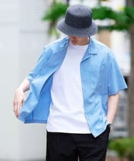 KT7GD49040 a.v.v MEN(アー・ヴェ・ヴェ) 【夏の陽射し対策にも】ブレードバケットハット ブラック