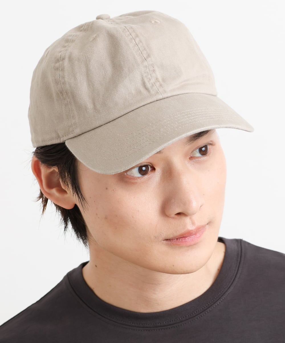 KT7GS31019 a.v.v MEN(アー・ヴェ・ヴェ) 【NEW HATTAN】 ツイルキャップ (ユニセックス可） ベージュ