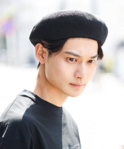KT7GS66033 a.v.v MEN リネンサーモベレー帽