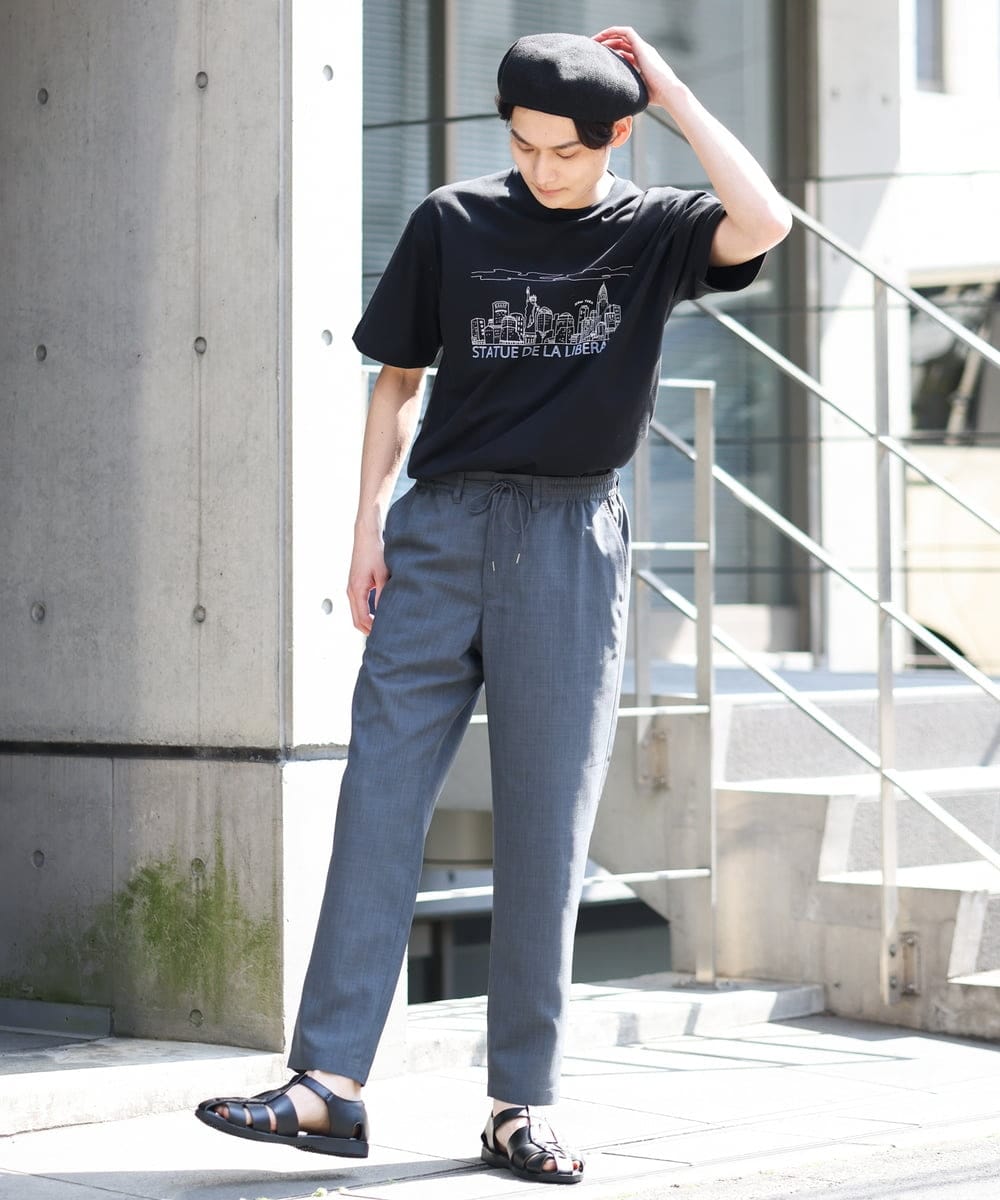 KT7GS66033 a.v.v MEN(アー・ヴェ・ヴェ) リネンサーモベレー帽 ブラック