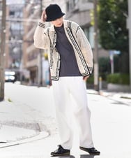 KT7GV19036 a.v.v MEN(アー・ヴェ・ヴェ) 【ユニセックス】クロッシェサーモハット ブラック