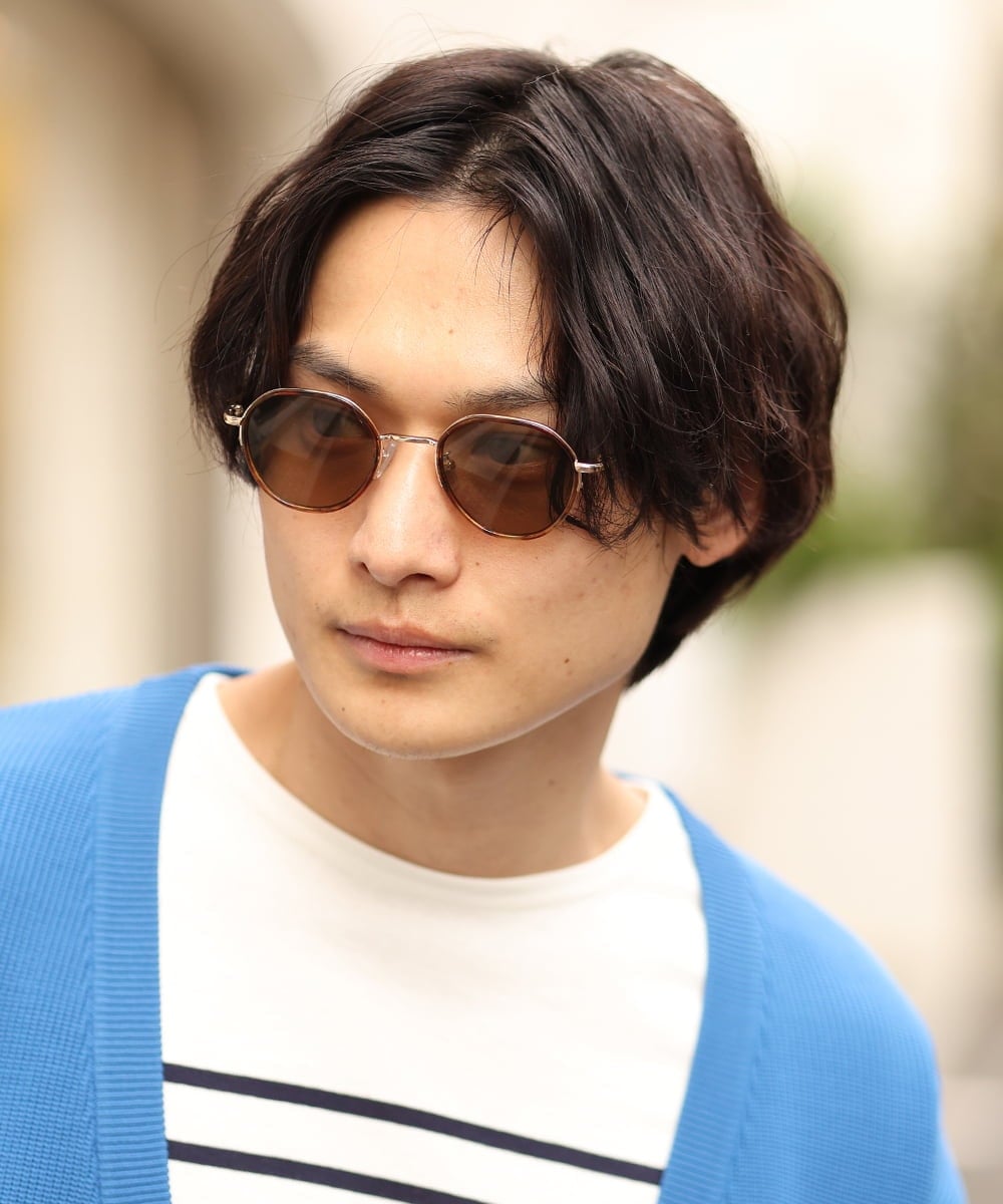 KTEGP19024 a.v.v MEN(アー・ヴェ・ヴェ) クラウンパウントタイプ　サングラス ブラウン