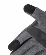 KTTAD50033 a.v.v MEN(アー・ヴェ・ヴェ) 【スマホ対応可】GERRY切替グローブ グレー