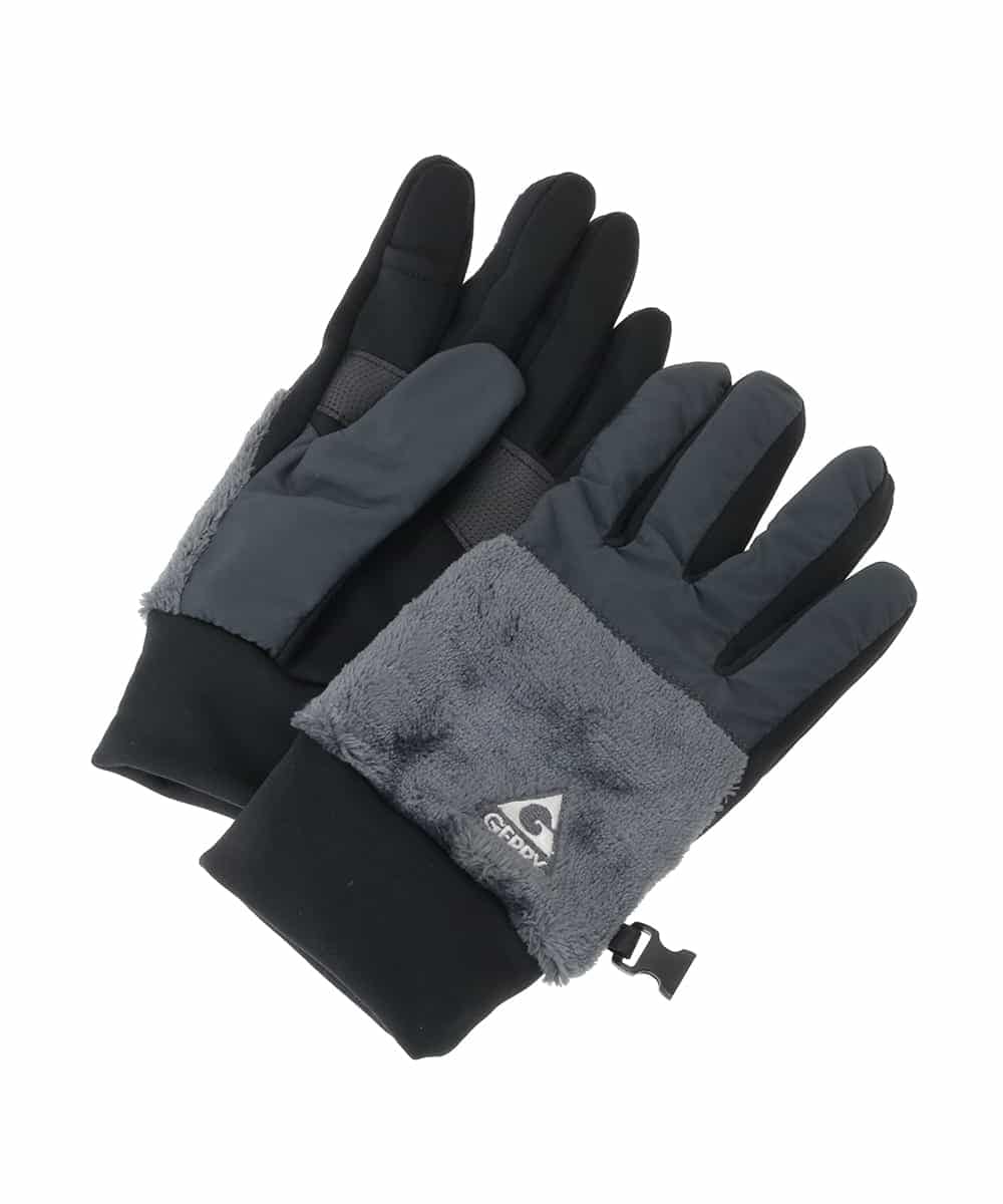 KTTAD51033 a.v.v MEN(アー・ヴェ・ヴェ) 【スマホ対応可】GERRYボア切替グローブ ダークグレー