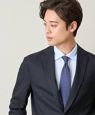 KTYGV82044 a.v.v MEN(アー・ヴェ・ヴェ) 【セレモニー/通勤】ドット柄ネクタイ ネイビー