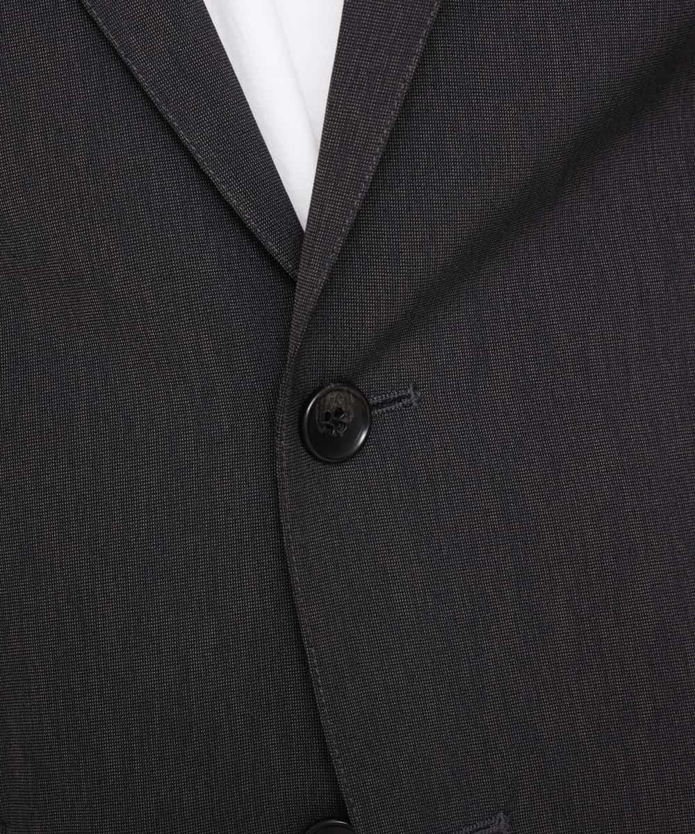 KWJGJ03139 a.v.v MEN(アー・ヴェ・ヴェ) 【洗濯機で洗える/セットアップ対応】メランジストレッチテーラードジャケット ダークグレー