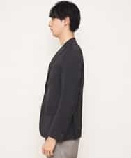 KWJGJ03139 a.v.v MEN(アー・ヴェ・ヴェ) 【洗濯機で洗える/セットアップ対応】メランジストレッチテーラードジャケット ダークグレー