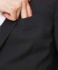 KWJGJ03139 a.v.v MEN(アー・ヴェ・ヴェ) 【洗濯機で洗える/セットアップ対応】メランジストレッチテーラードジャケット ダークグレー