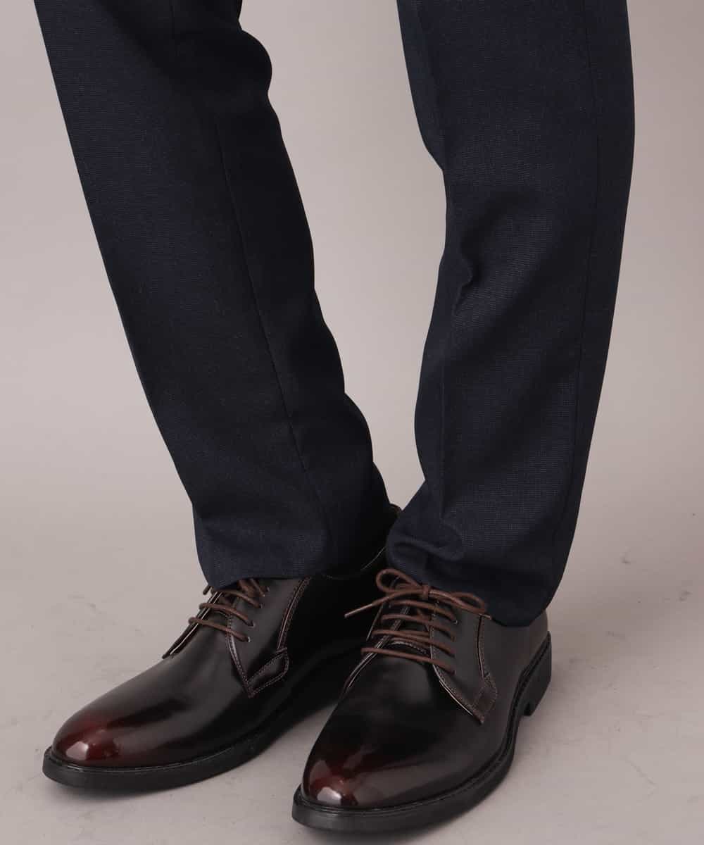 KWLEJ01089 a.v.v MEN(アー・ヴェ・ヴェ) 【セットアップ対応】メランジストレッチスラックス ネイビー