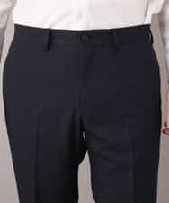 KWLEJ01089 a.v.v MEN(アー・ヴェ・ヴェ) 【セットアップ対応】メランジストレッチスラックス ネイビー