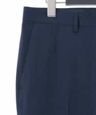 KWLGJ02079 a.v.v MEN(アー・ヴェ・ヴェ) 【洗濯機で洗える/セットアップ対応】ハウンドトゥースストレッチスラックス ネイビー