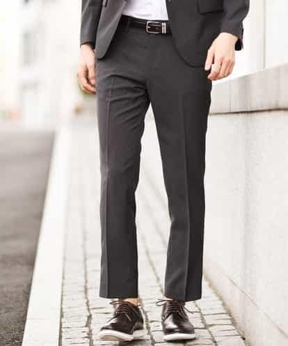 KWLGJ03079 a.v.v MEN 【洗濯機で洗える/セットアップ対応】メランジストレッチスラックス