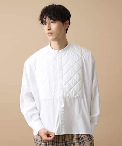 MABJL85127 MK MICHEL KLEIN HOMME キルトフロントドルマンシャツ