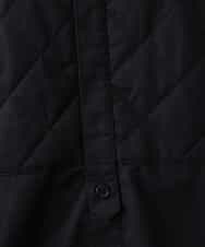 MABJL85127 MK MICHEL KLEIN HOMME(MKミッシェルクランオム) キルトフロントドルマンシャツ ブラック
