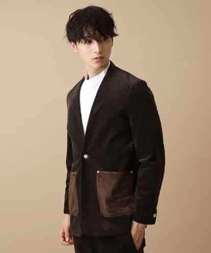 MADAO87172 MK MICHEL KLEIN HOMME ノーカラージャケット