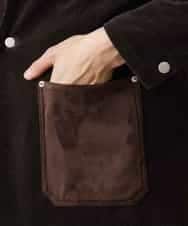 MADAO87172 MK MICHEL KLEIN HOMME(MKミッシェルクランオム) ノーカラージャケット ブラウン