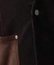 MADAO87172 MK MICHEL KLEIN HOMME(MKミッシェルクランオム) ノーカラージャケット ブラウン
