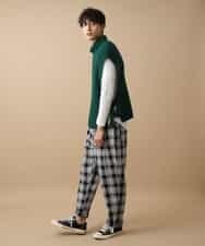 MAIJL86089 MK MICHEL KLEIN HOMME(MKミッシェルクランオム) タートルポンチョベスト グリーン