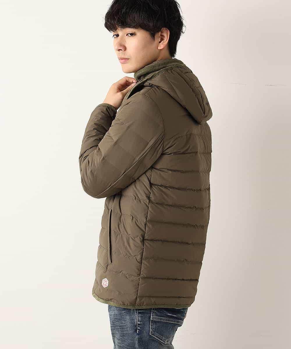 MAJJF01230 MK MICHEL KLEIN HOMME(MKミッシェルクランオム) 【Vincent et Mireille】フード付きダウンジャケット カーキ