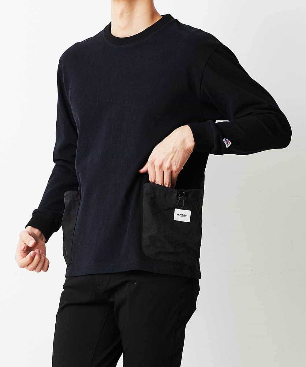 MAKDO04069 MK MICHEL KLEIN HOMME(MKミッシェルクランオム) 【WEB特別プライス】WEB限定商品 ドッキングナイロンポケット ブラック(94)
