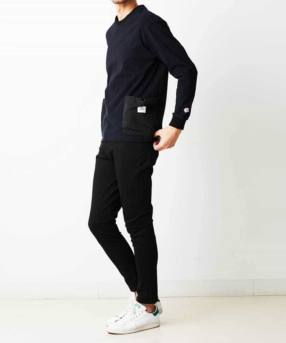 MAKDO04069 MK MICHEL KLEIN HOMME(MKミッシェルクランオム) 【WEB特別プライス】WEB限定商品 ドッキングナイロンポケット ブラック(94)