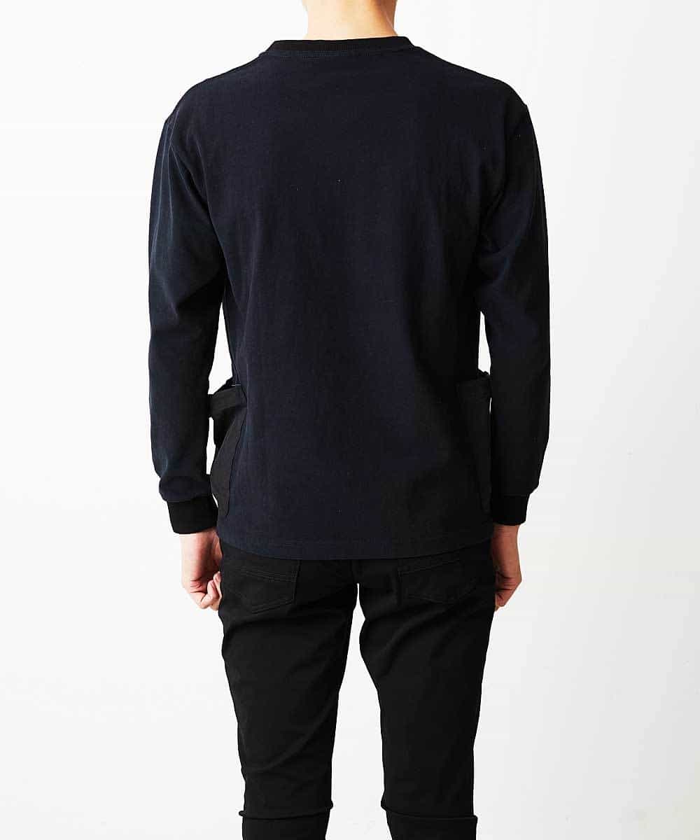 MAKDO04069 MK MICHEL KLEIN HOMME(MKミッシェルクランオム) 【WEB特別プライス】WEB限定商品 ドッキングナイロンポケット ブラック(94)
