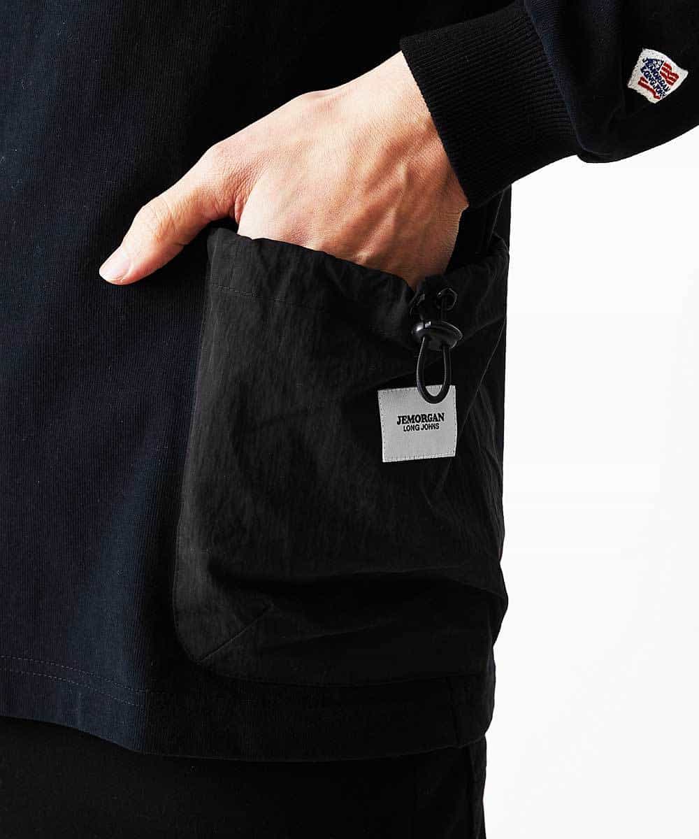 MAKDO04069 MK MICHEL KLEIN HOMME(MKミッシェルクランオム) 【WEB特別プライス】WEB限定商品 ドッキングナイロンポケット ブラック(94)