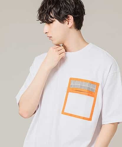 MAKGK87054 MK MICHEL KLEIN HOMME カットソー／スーパーサンクス メッシュポケット
