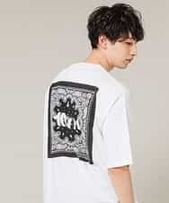 MAKGK89054 MK MICHEL KLEIN HOMME(MKミッシェルクランオム) カットソー／スーパーサンクス バンダナ ホワイト(90)